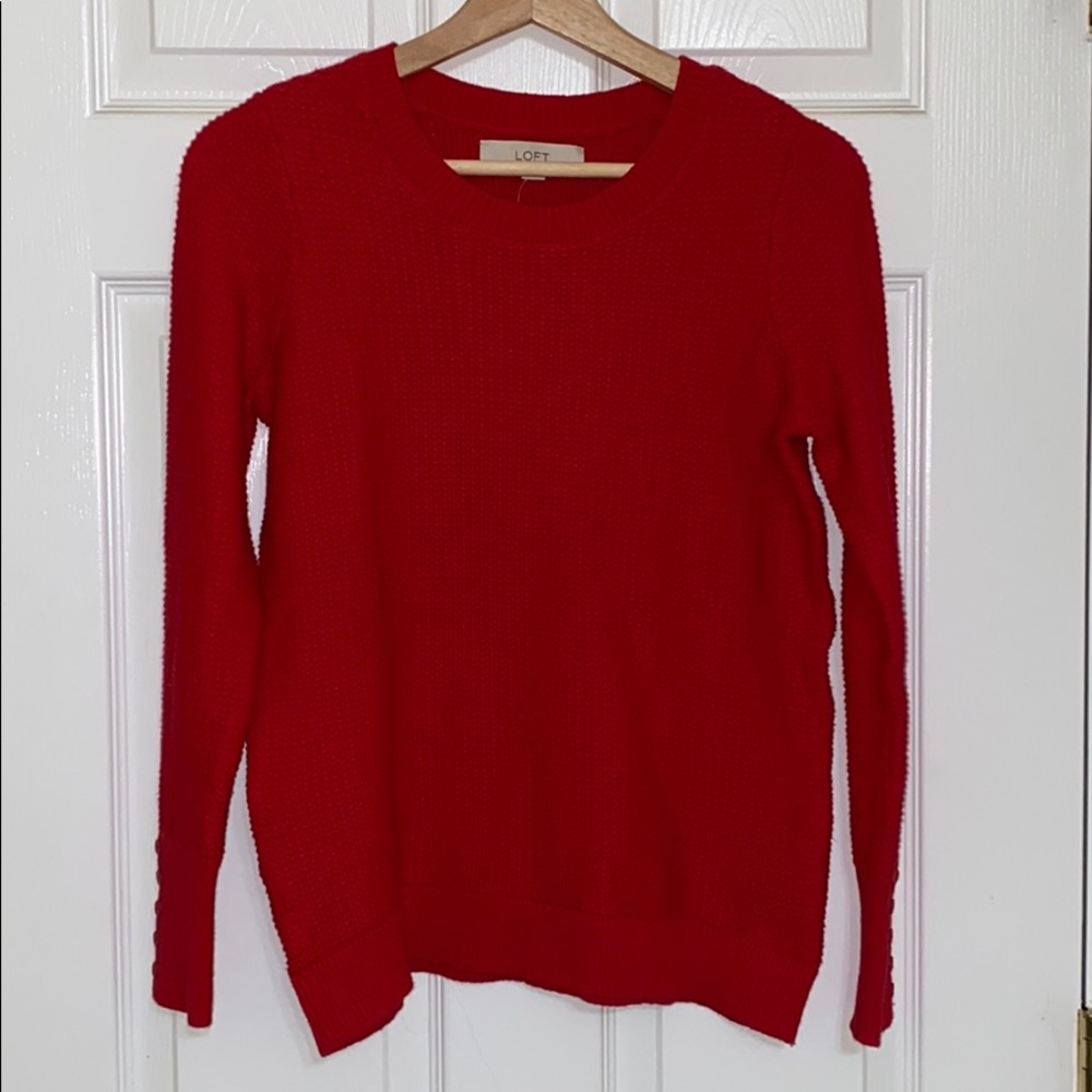 NWT Loft Red Sweater